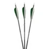 Gold Tip Warrior Arrows - With Feathers -The Longbow Shop 815422 1