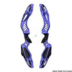 Mybo MYKAN 25" Barebow Riser -The Longbow Shop 846167 blue combined mykan barebow