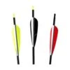 Bearpaw Slimline Black Arrows - Vanes 1 Bearpaw Slimline Black Arrows - Vanes -The Longbow Shop BPA069 2