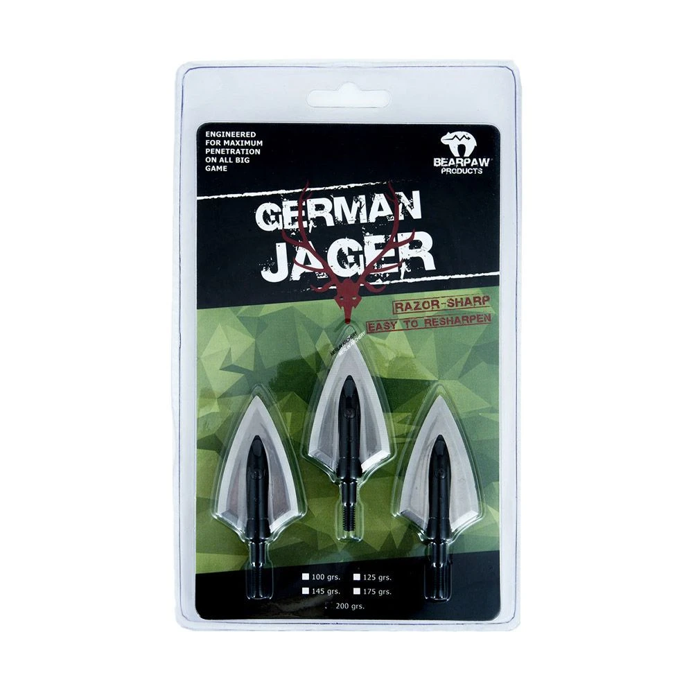 Bearpaw Jager Broadheads - 175g 3 Bearpaw Jager Broadheads - 175g