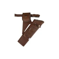 Gompy PT18 Elite Leather Quiver -The Longbow Shop GOM022 2