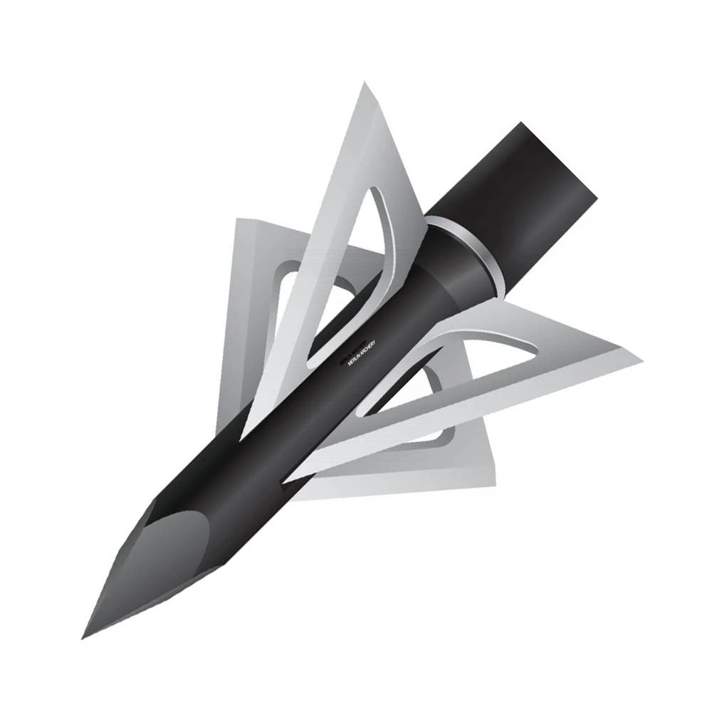 Slick Trick Deep 6 Magnum Broadheads - 100g 3 Slick Trick Deep 6 Magnum Broadheads - 100g