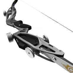 Mybo MYKAN 25" Barebow Riser -The Longbow Shop off angle 2 mykan barebow