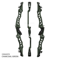 Mybo Wave XL 27" Recurve Riser 2024 -The Longbow Shop wave xl 27 charcoal green 852581