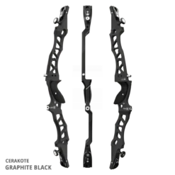 Mybo Wave XL 27" Recurve Riser 2024 -The Longbow Shop wave xl 27 graphite black 852579